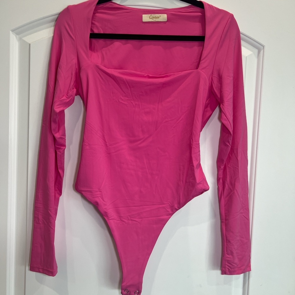 Pink Long Sleeve Bodysuit